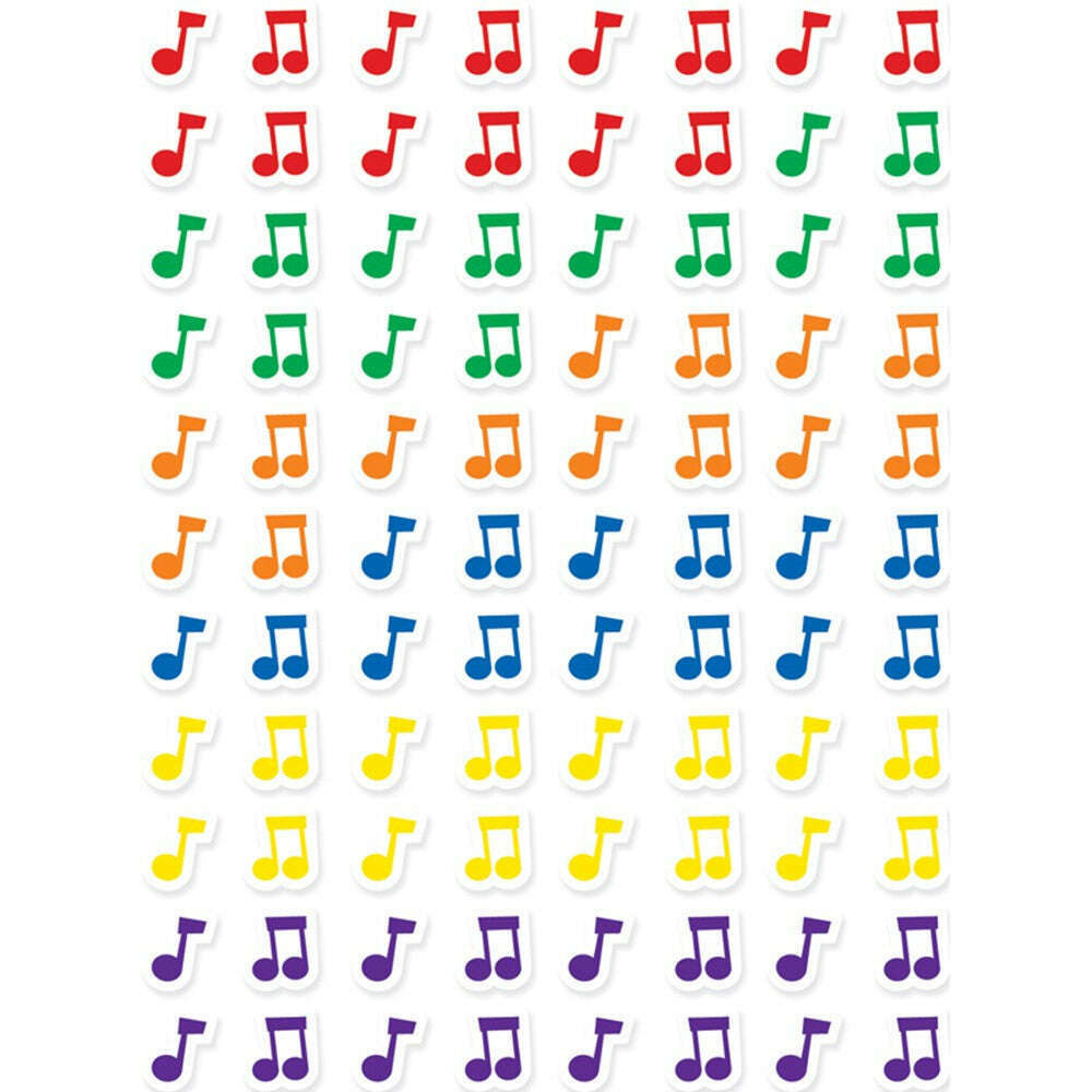 Music Notes Hot Spots Classroom Stickers:Primary Classroom Resources