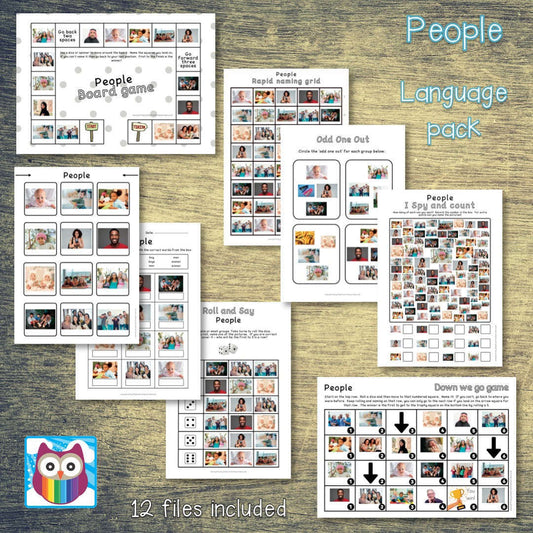 Language pack - People:Primary Classroom Resources