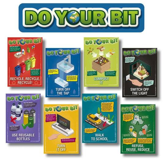 Going Green: Do Your Bit Outdoor Signs:Primary Classroom Resources