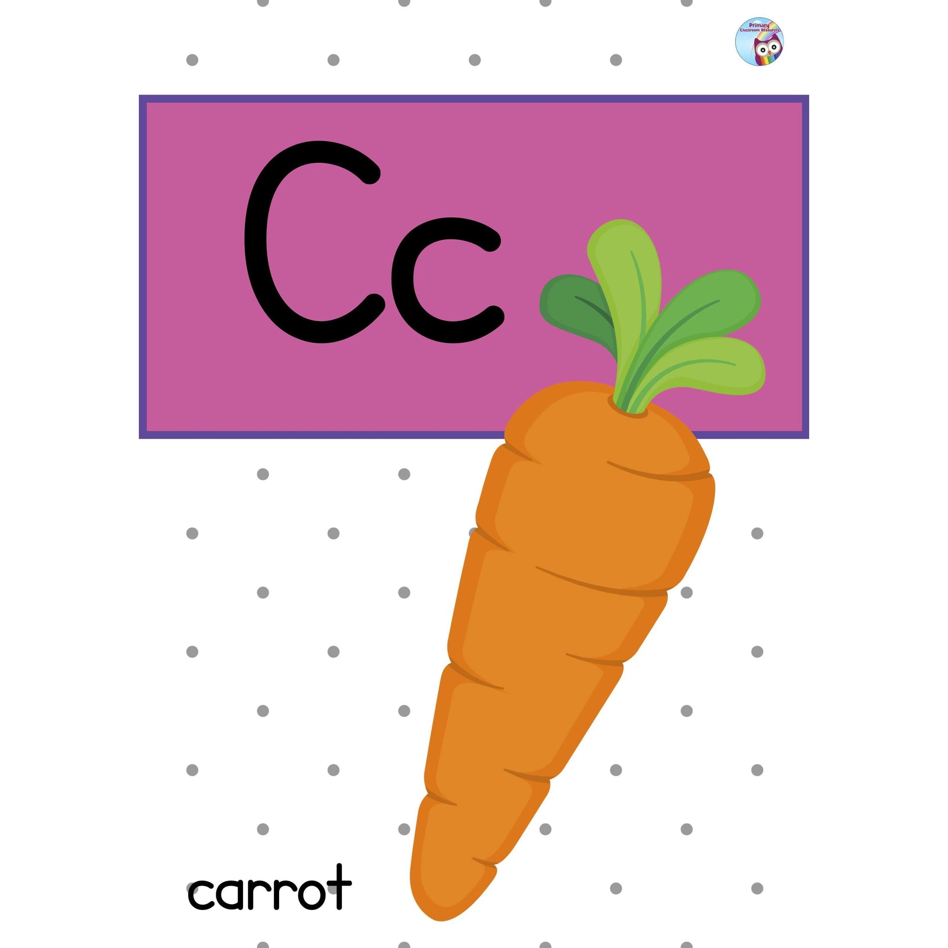 Spotty Modern Alphabet Posters:Primary Classroom Resources