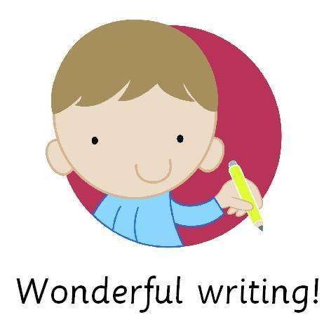 4cm Square Marking Stickers - Wonderful writing!:Primary Classroom Resources