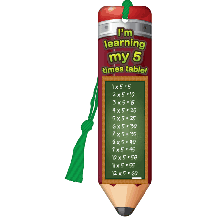 5 Times Table Bookmark - Pack of 10:Primary Classroom Resources