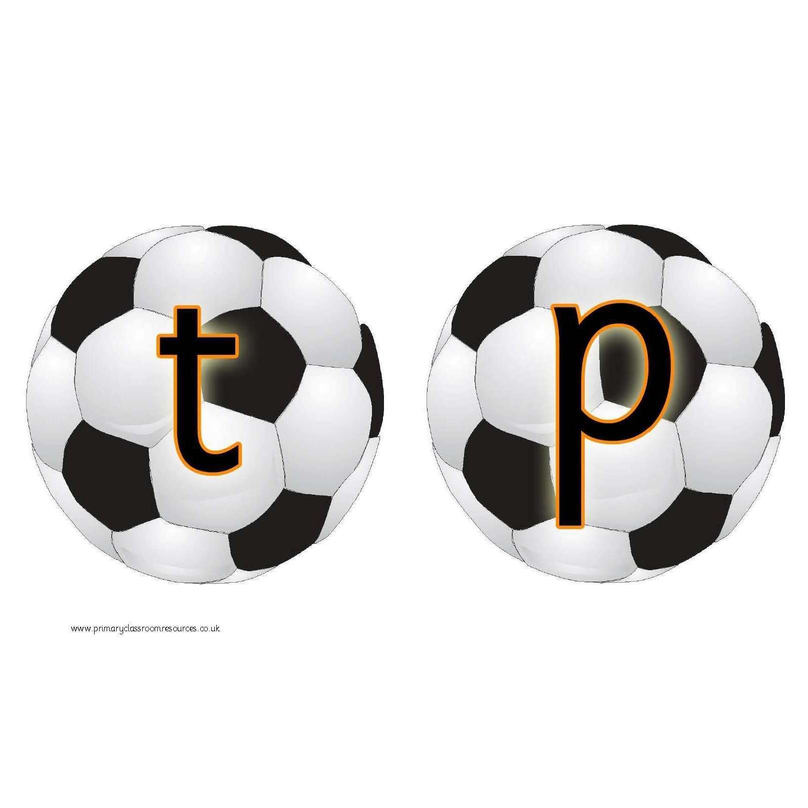 Phase 2 Grapheme Footballs:Primary Classroom Resources