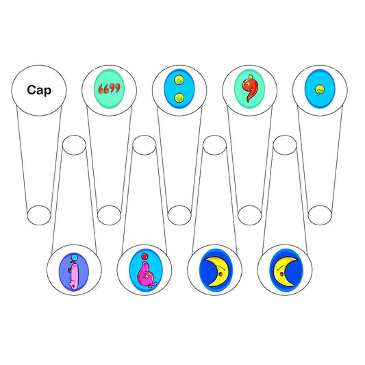 Punctuation Character Fans:Primary Classroom Resources