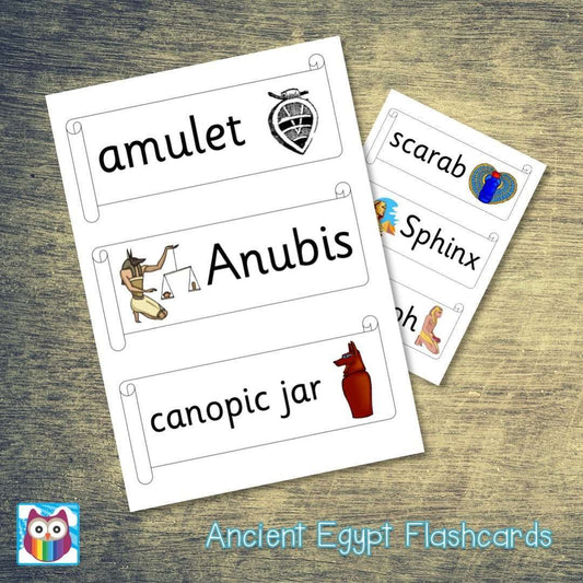 Ancient Egypt Classroom Flashcards:Primary Classroom Resources