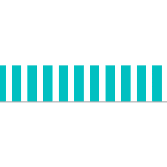 Turquoise Bold Stripes Classroom Display Border:Primary Classroom Resources