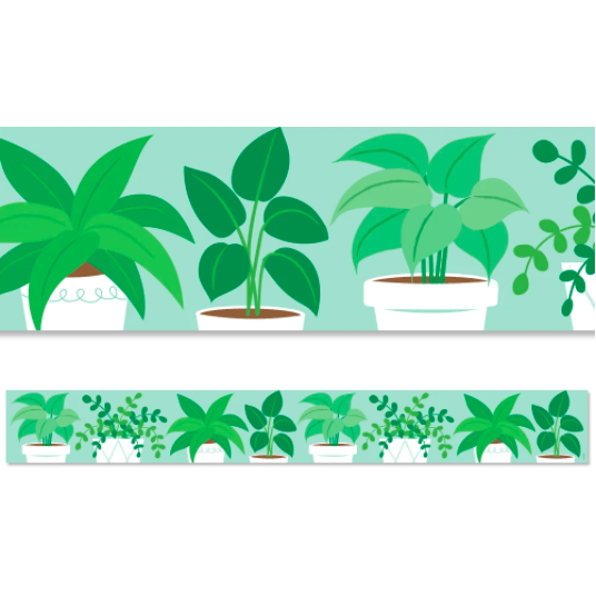 Potted Plants EZ Classroom Display Borders:Primary Classroom Resources