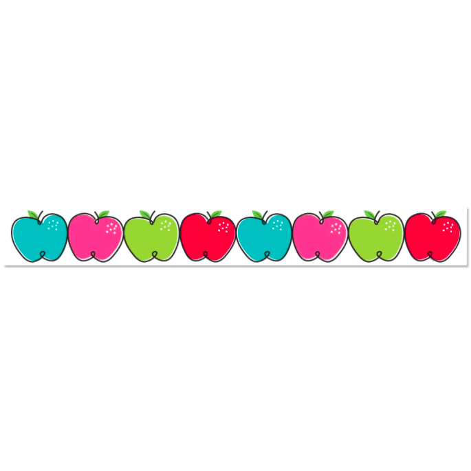 Doodle apples ez classroom display borders primary classroom resources