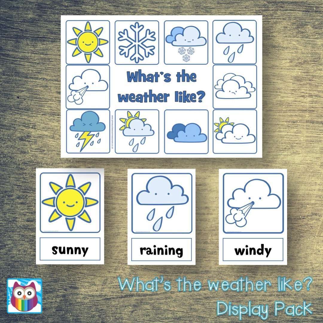 What's the Weather Like? Display Pack:Primary Classroom Resources