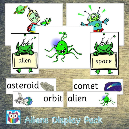 Aliens Display Pack:Primary Classroom Resources