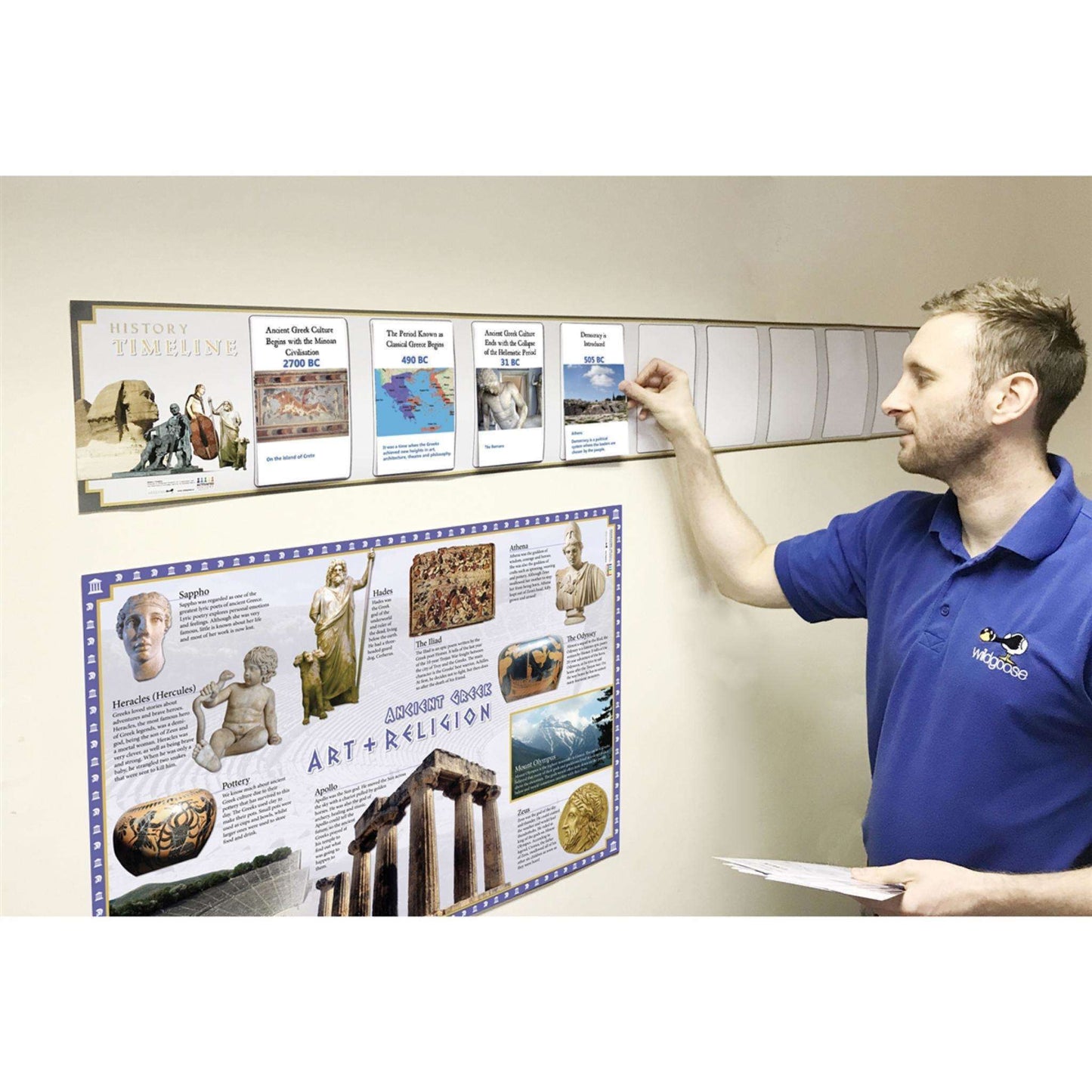 Ancient Greece Interactive Classroom Timeline:Primary Classroom Resources
