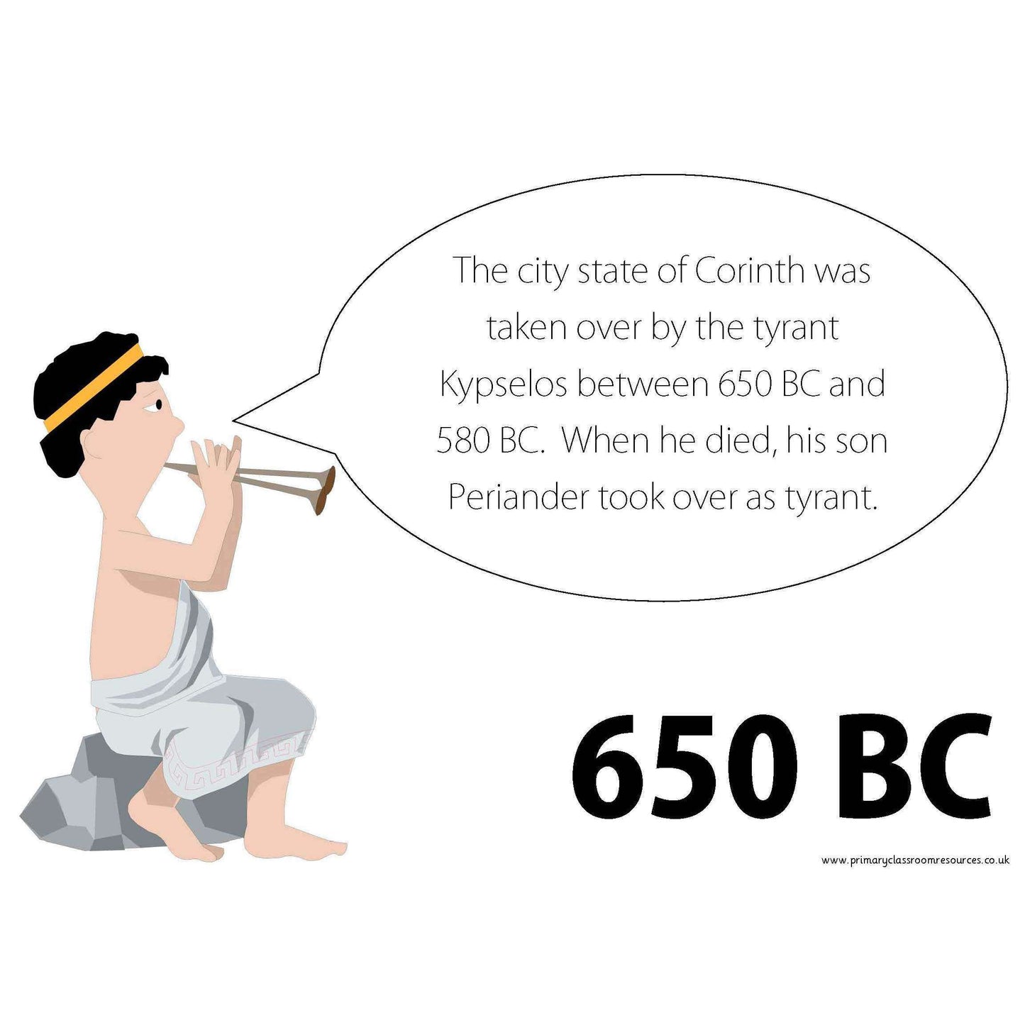 Ancient Greeks Timeline:Primary Classroom Resources