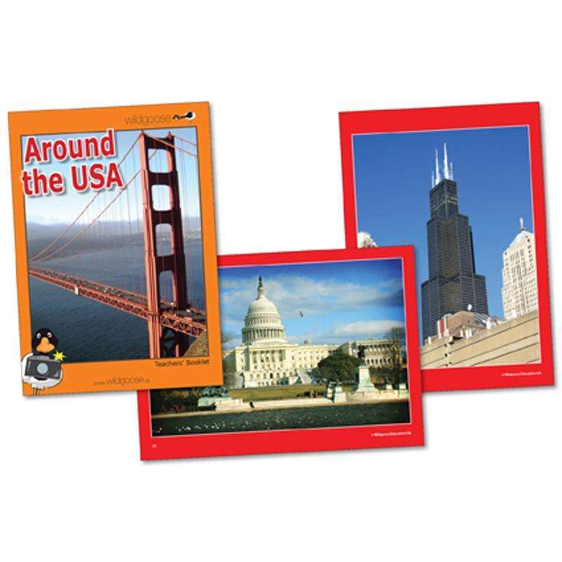 Around the USA Photo pack:Primary Classroom Resources