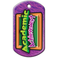 BragTag - Classic - Academic Achievement - Pack of 10:Primary Classroom Resources