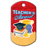 BragTag - Classic - Teacher's Award 2 - Pack of 10:Primary Classroom Resources