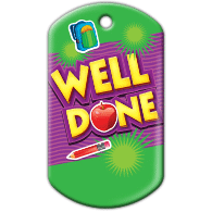 BragTag - Classic - Well Done - Pack of 10:Primary Classroom Resources