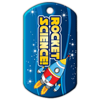 BragTag - Classic - Rocket Science - Pack of 10:Primary Classroom Resources