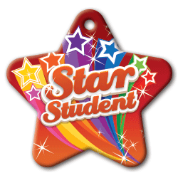 BragTag - Star - Star Student 3 - Pack of 10:Primary Classroom Resources