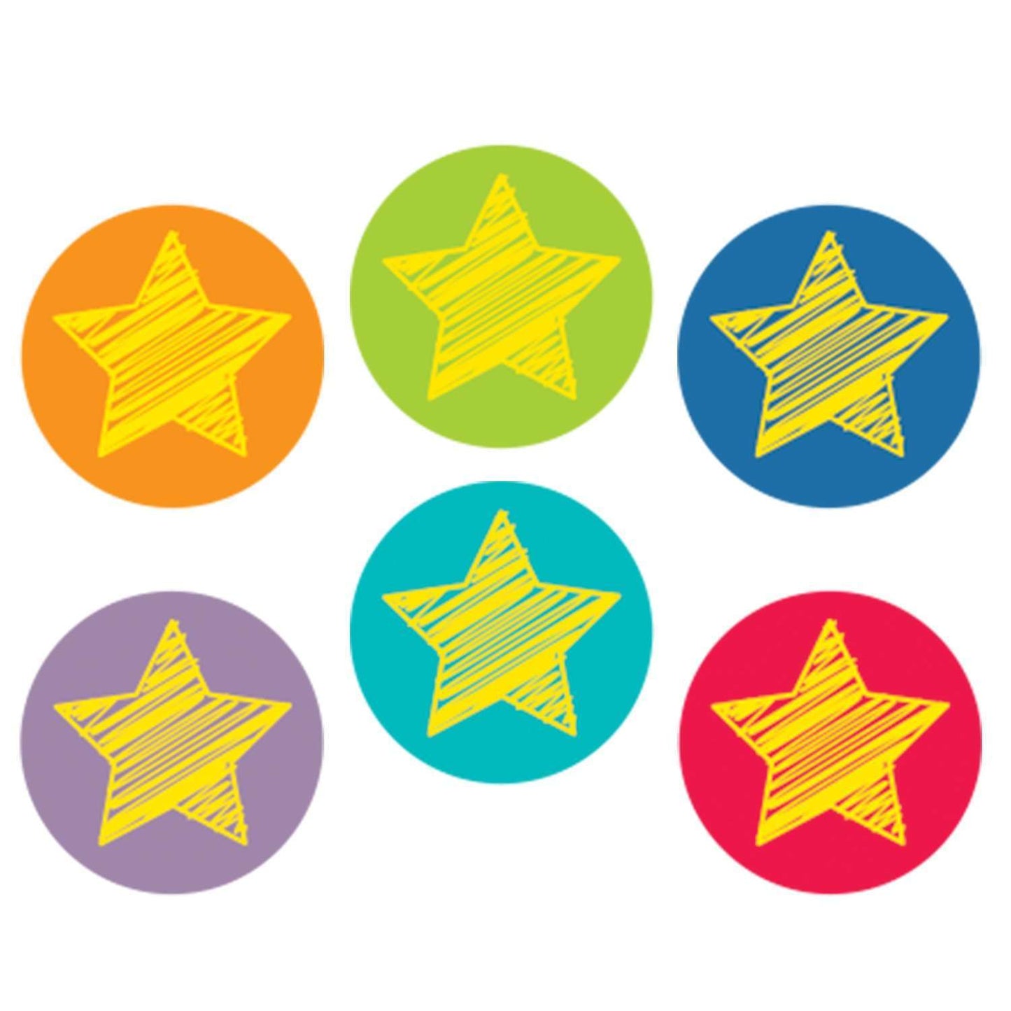 Bright Stars Hot Spot Stickers:Primary Classroom Resources