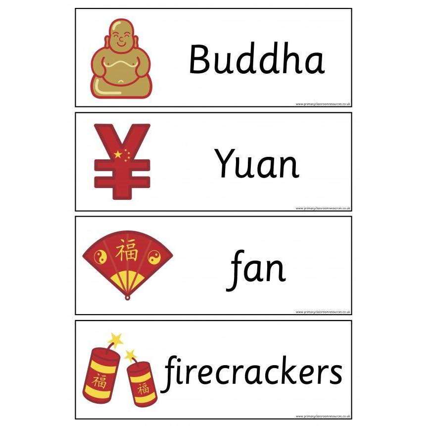 China Flashcards:Primary Classroom Resources
