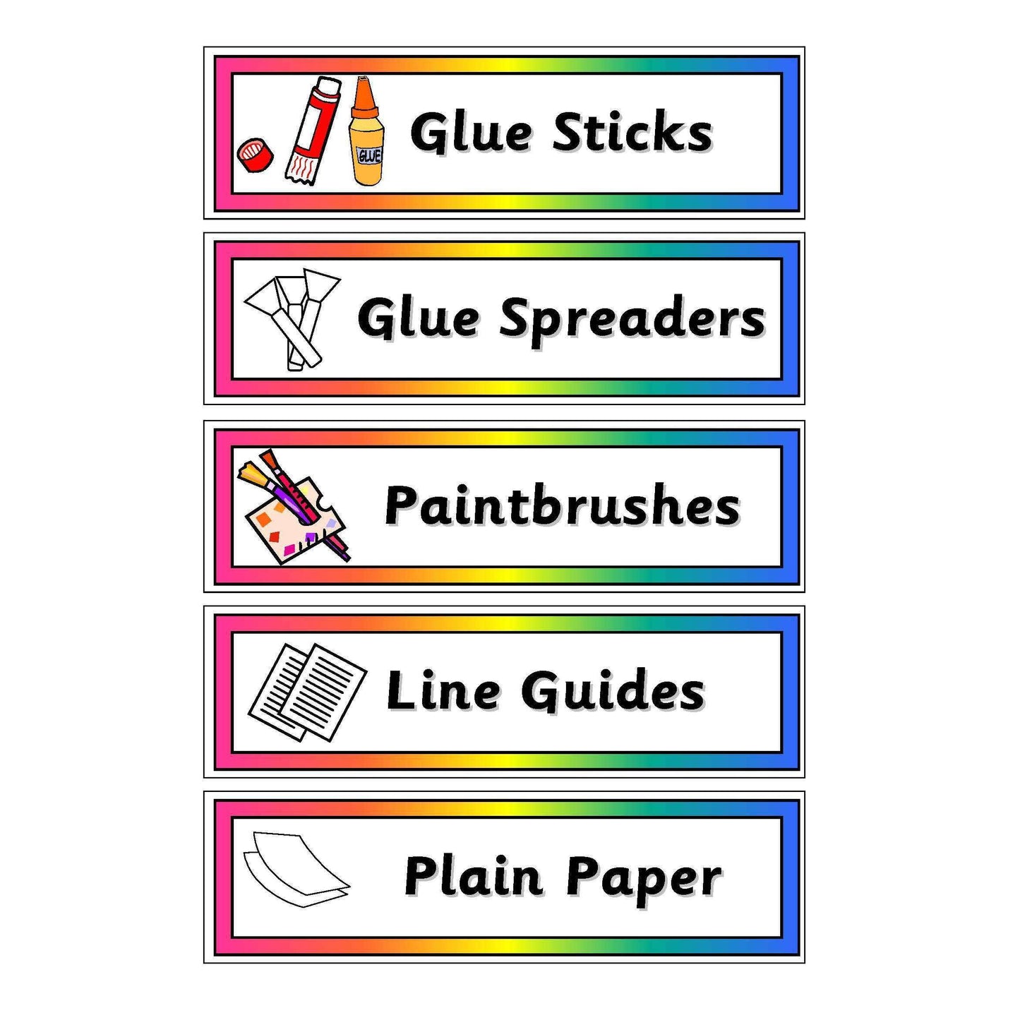 Classroom Storage Tray Labels:Primary Classroom Resources