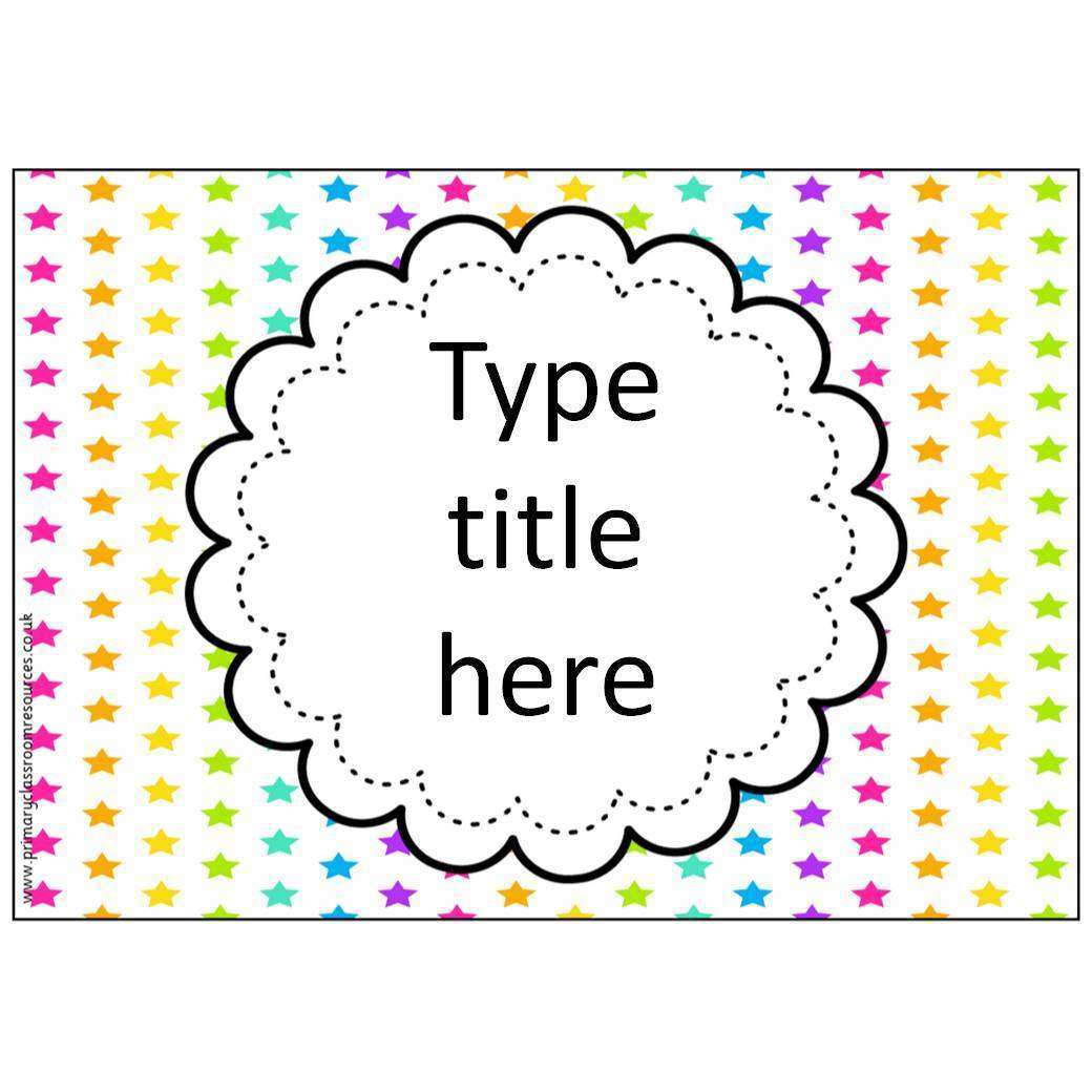 EDITABLE Display Headers - Mixed Rainbow Theme:Primary Classroom Resources
