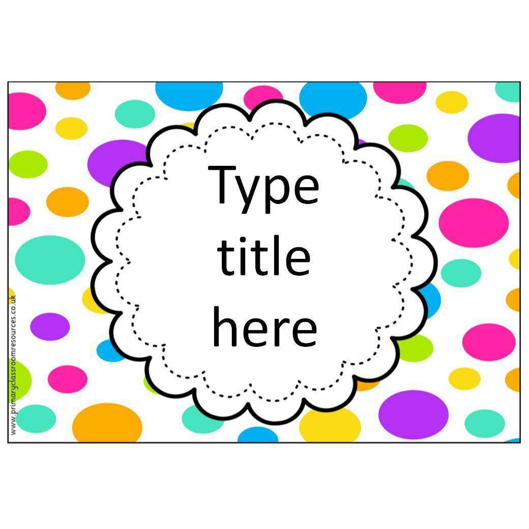 EDITABLE Display Headers - Mixed Rainbow Theme:Primary Classroom Resources