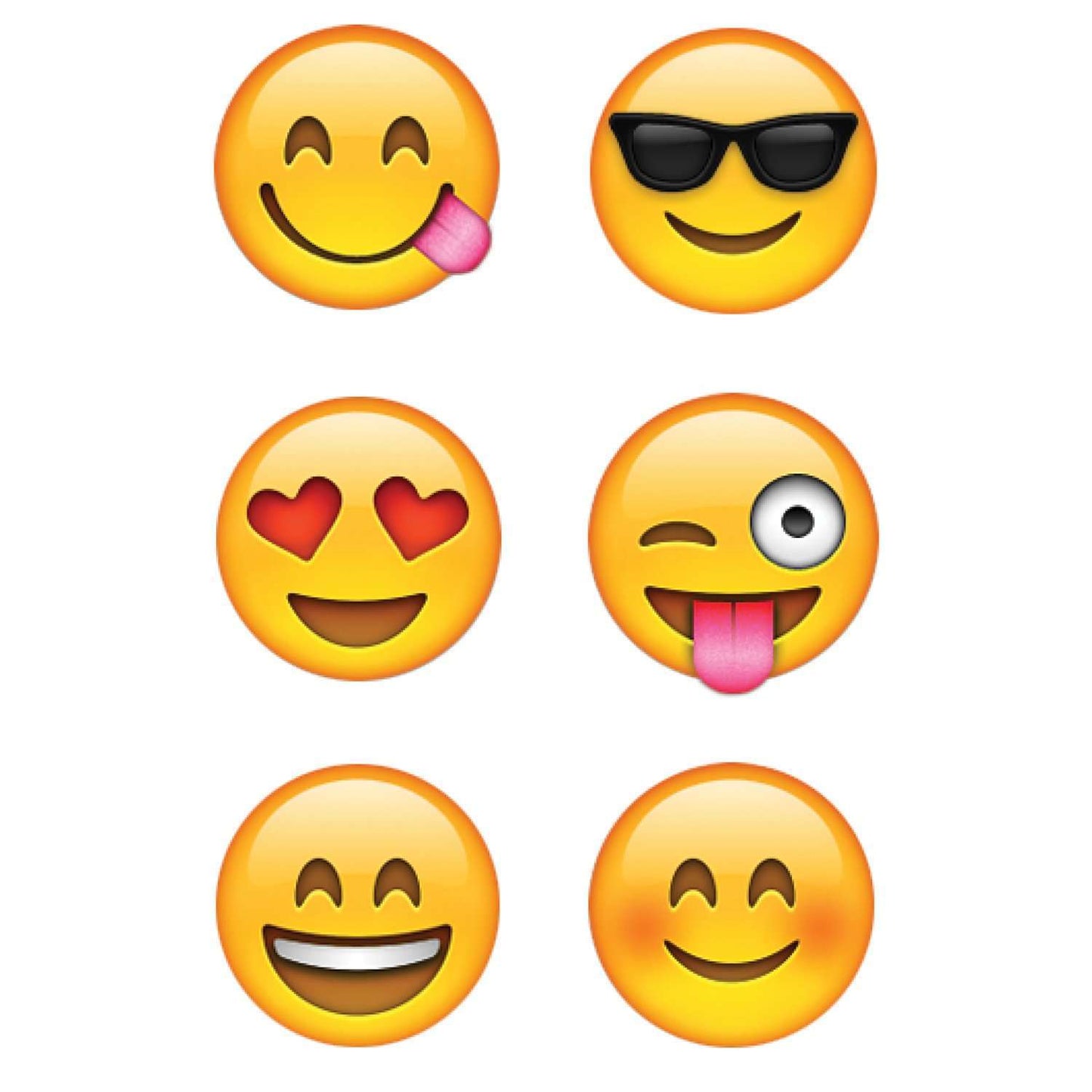 Emojis Hot Spots Stickers:Primary Classroom Resources