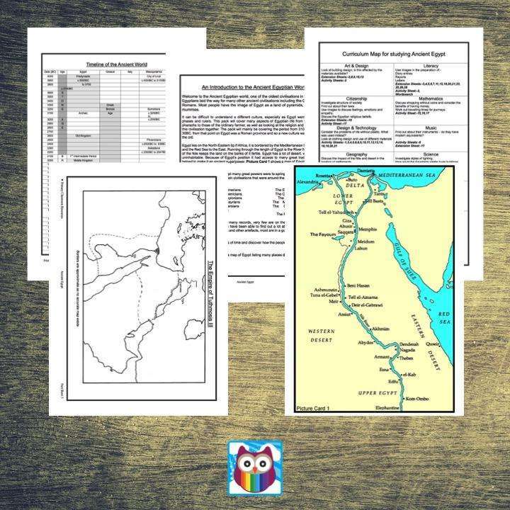 History Helper - Ancient Egypt - Background:Primary Classroom Resources
