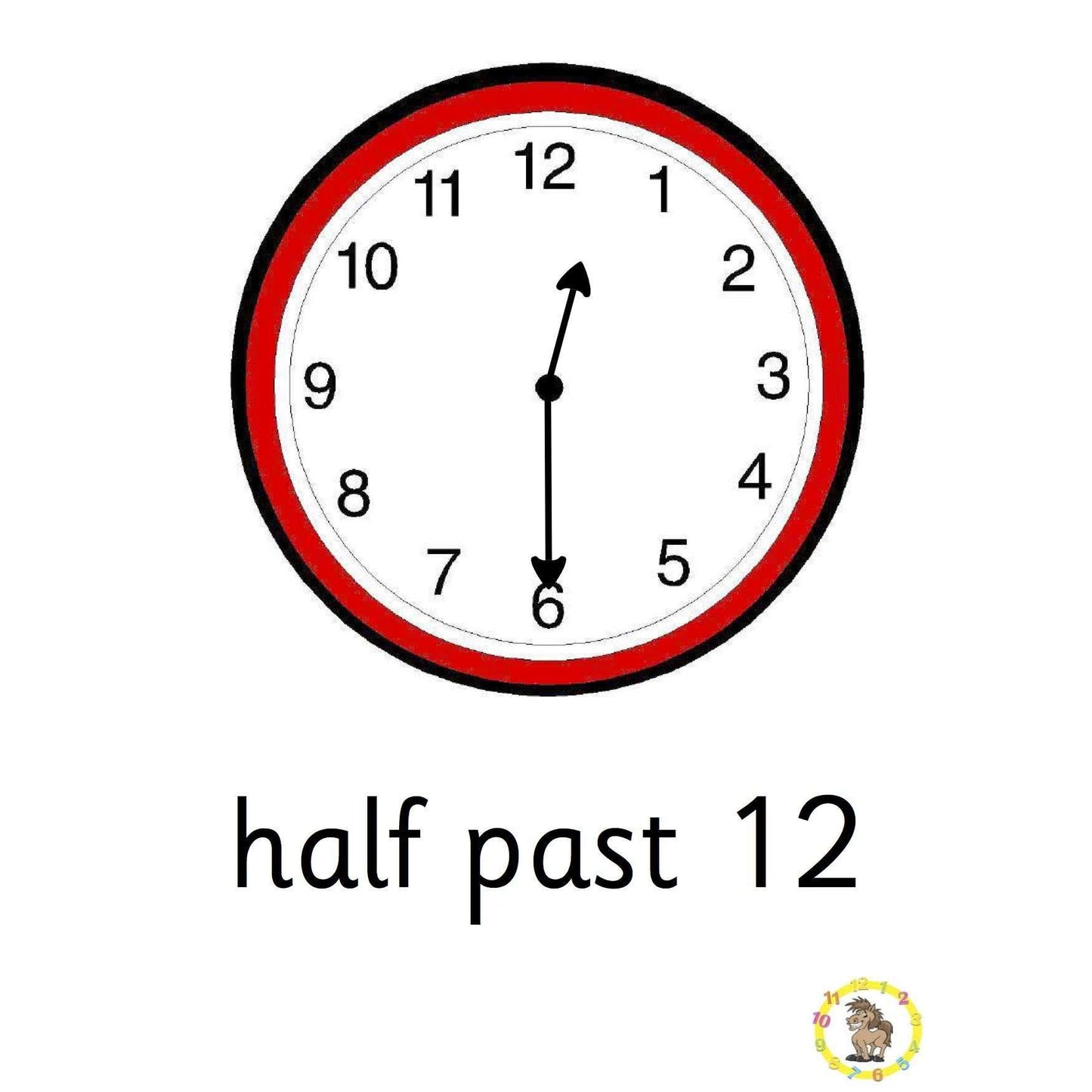 Hugo's Half Past Flashcards:Primary Classroom Resources