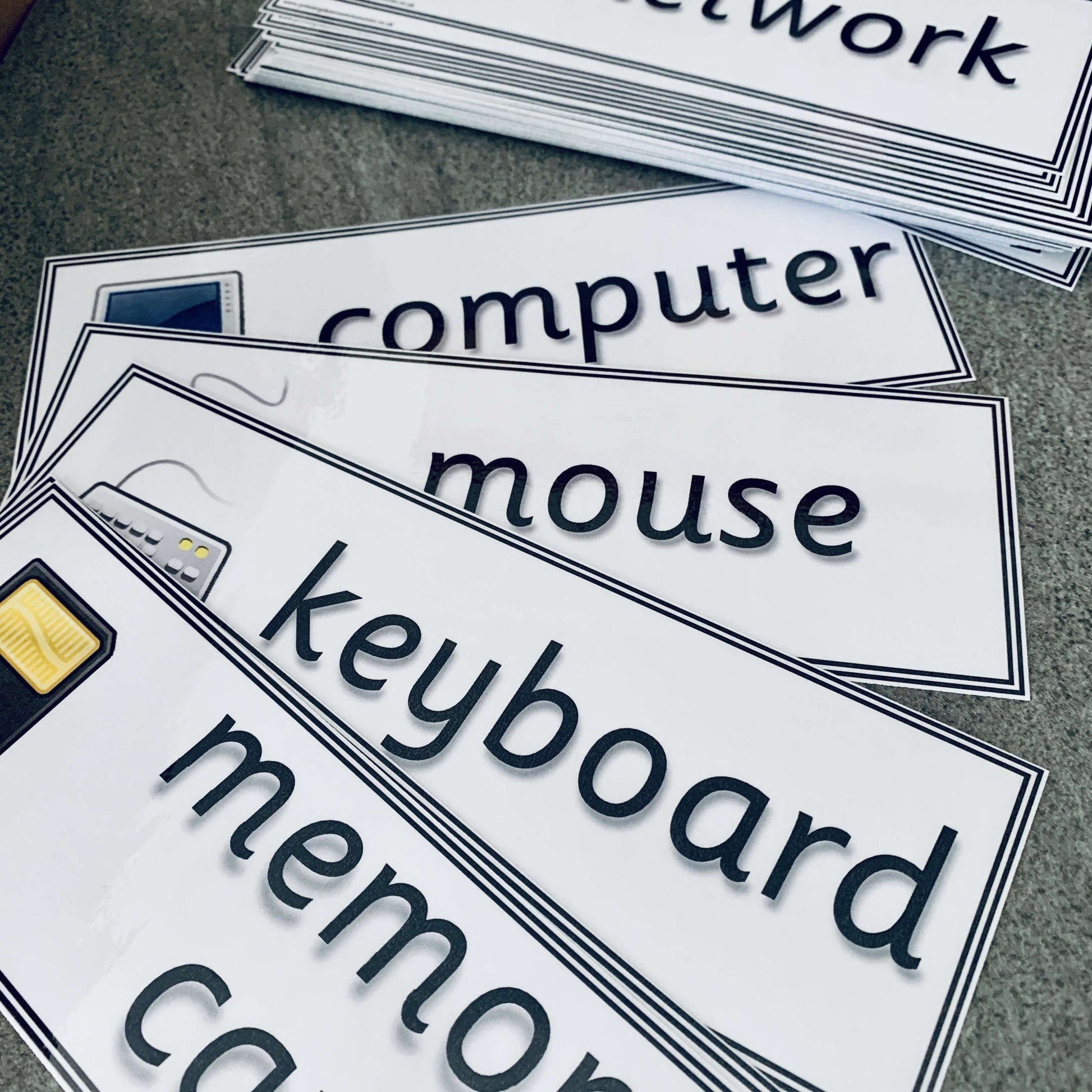ICT Vocabulary Flashcards:Primary Classroom Resources