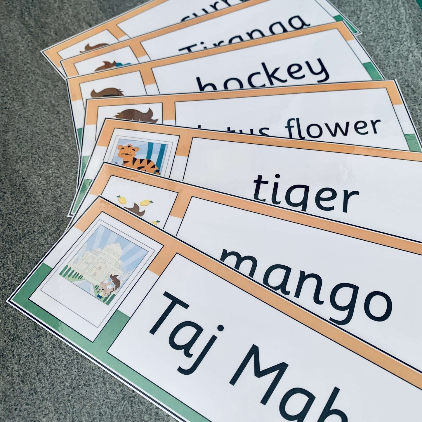 India Flashcards:Primary Classroom Resources