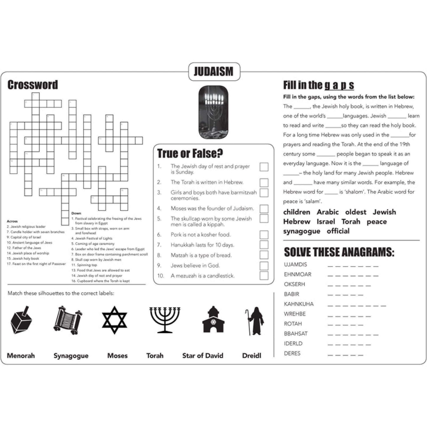 Judaism Artefacts Pack:Primary Classroom Resources
