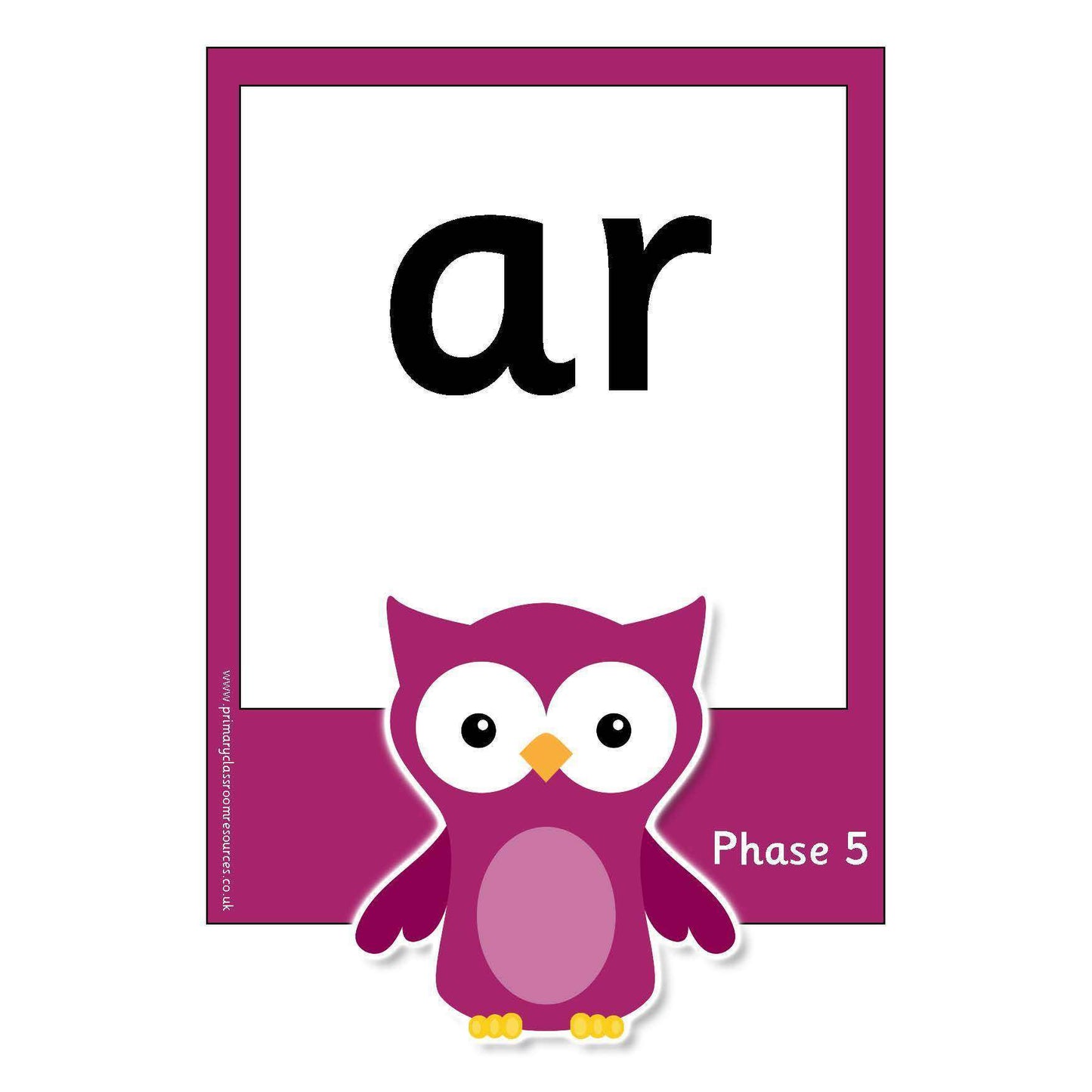 Large Owl Phase 5 Letters and Sounds Flashcards:Primary Classroom Resources