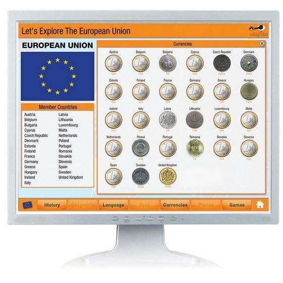 Let's Explore The European Union Interactive CD:Primary Classroom Resources