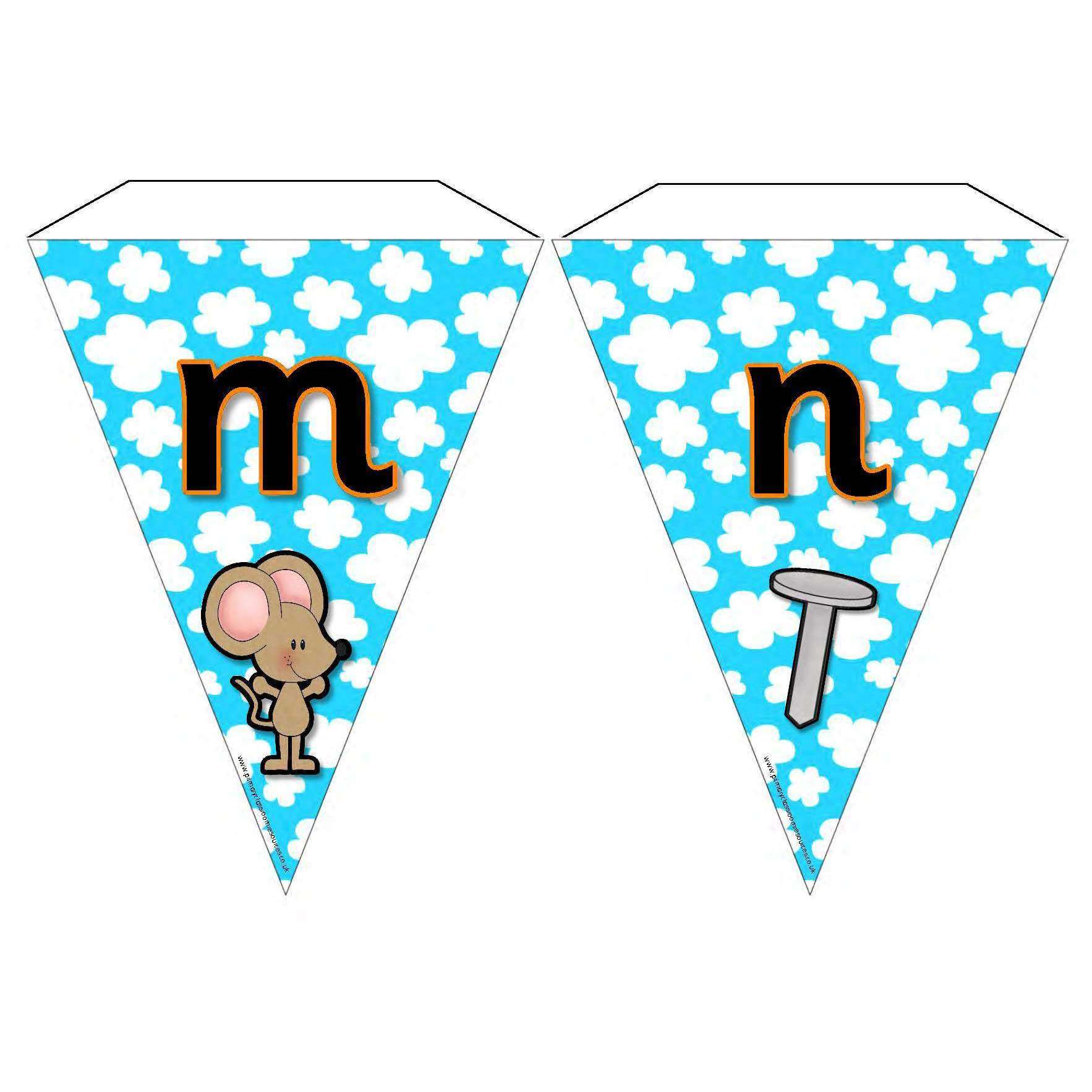 Letters and Sounds Phase 2 Bunting:Primary Classroom Resources