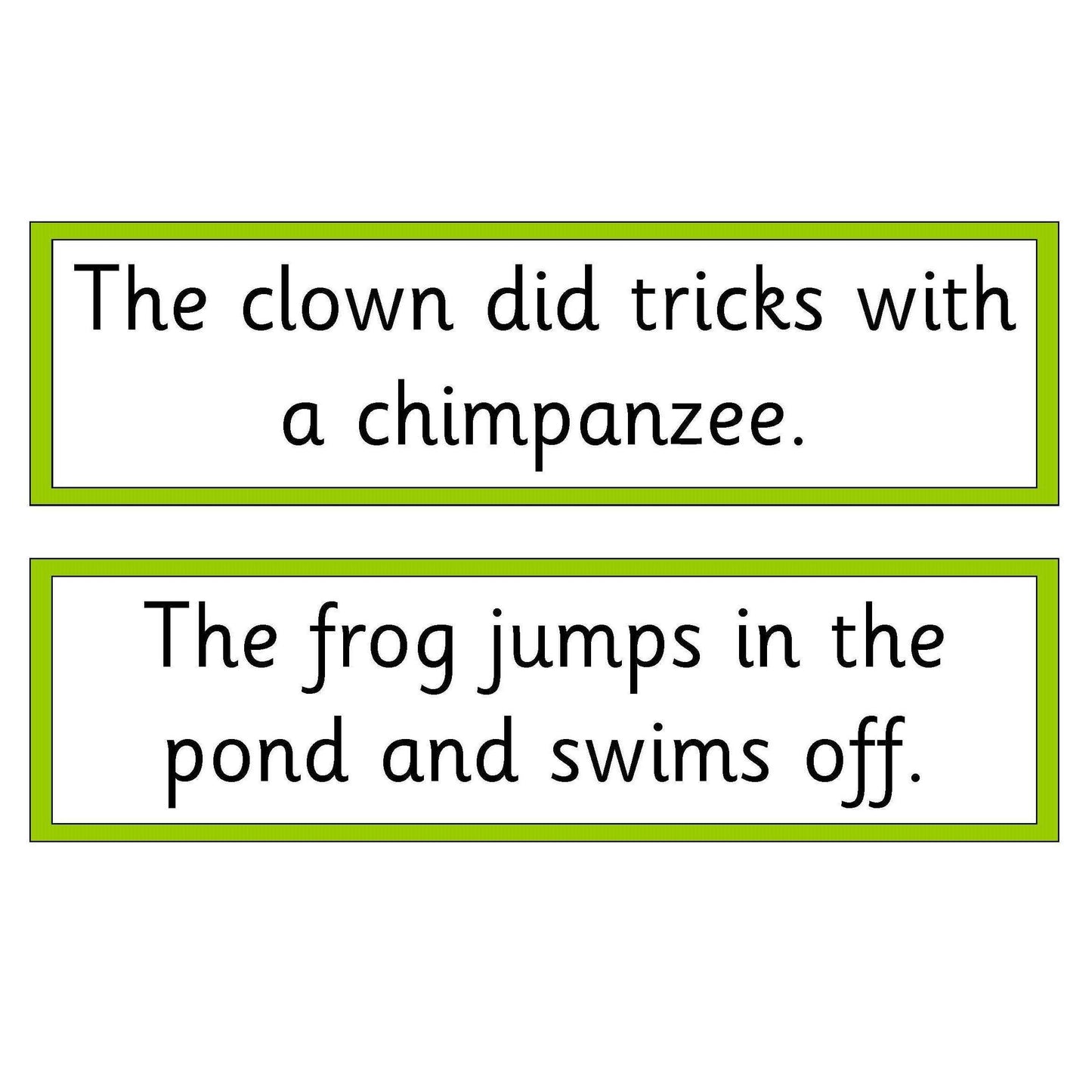 Letters and Sounds Phase 4 Matching Sentences:Primary Classroom Resources