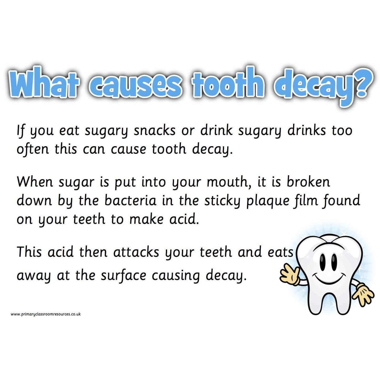 Looking After Your Teeth Posters:Primary Classroom Resources