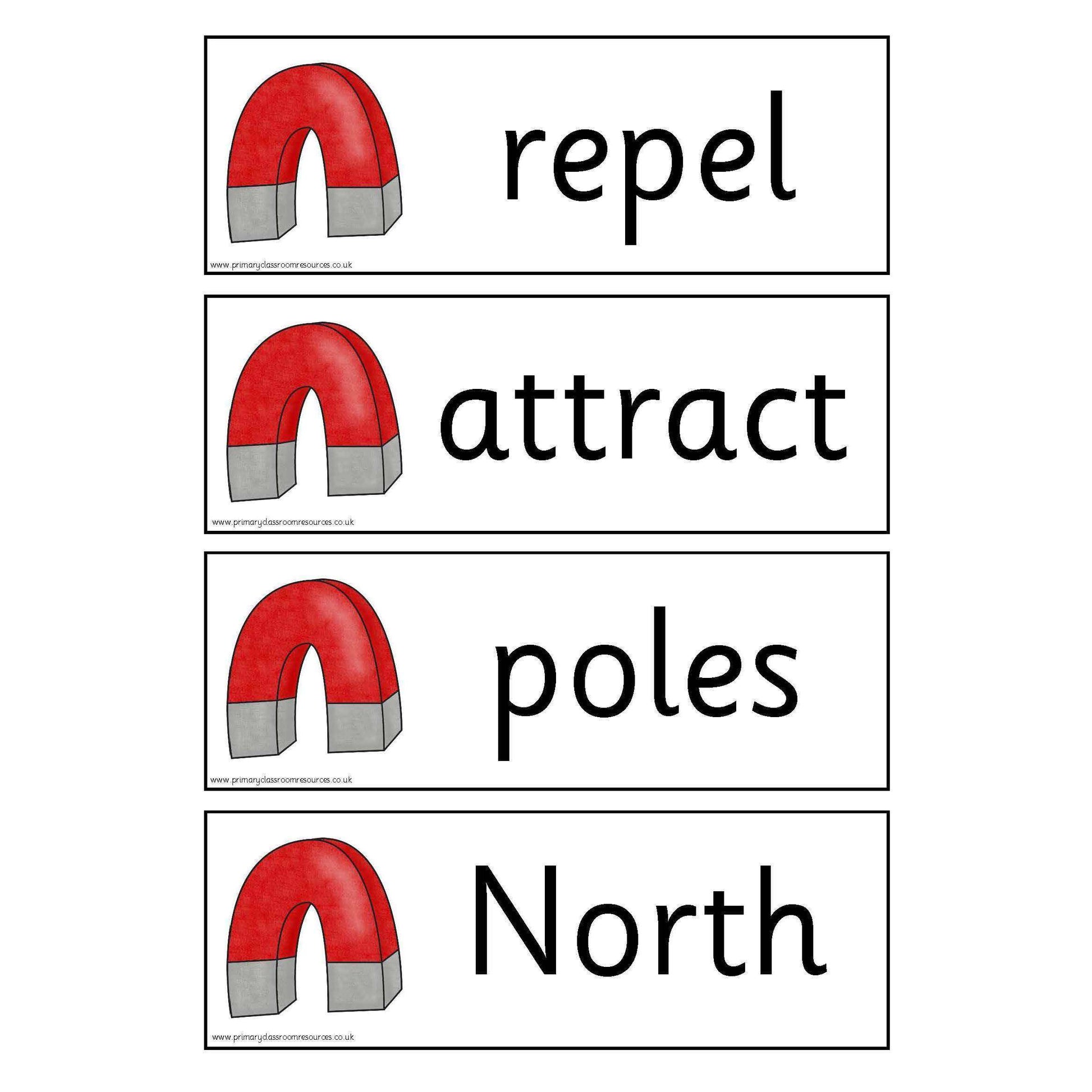 Magnets Display Pack:Primary Classroom Resources