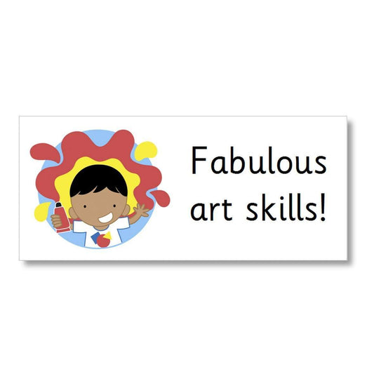 Marking Stickers - Fabulous art skills:Primary Classroom Resources