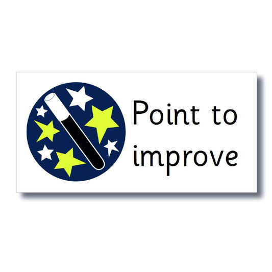 Marking Stickers - Point to improve:Primary Classroom Resources
