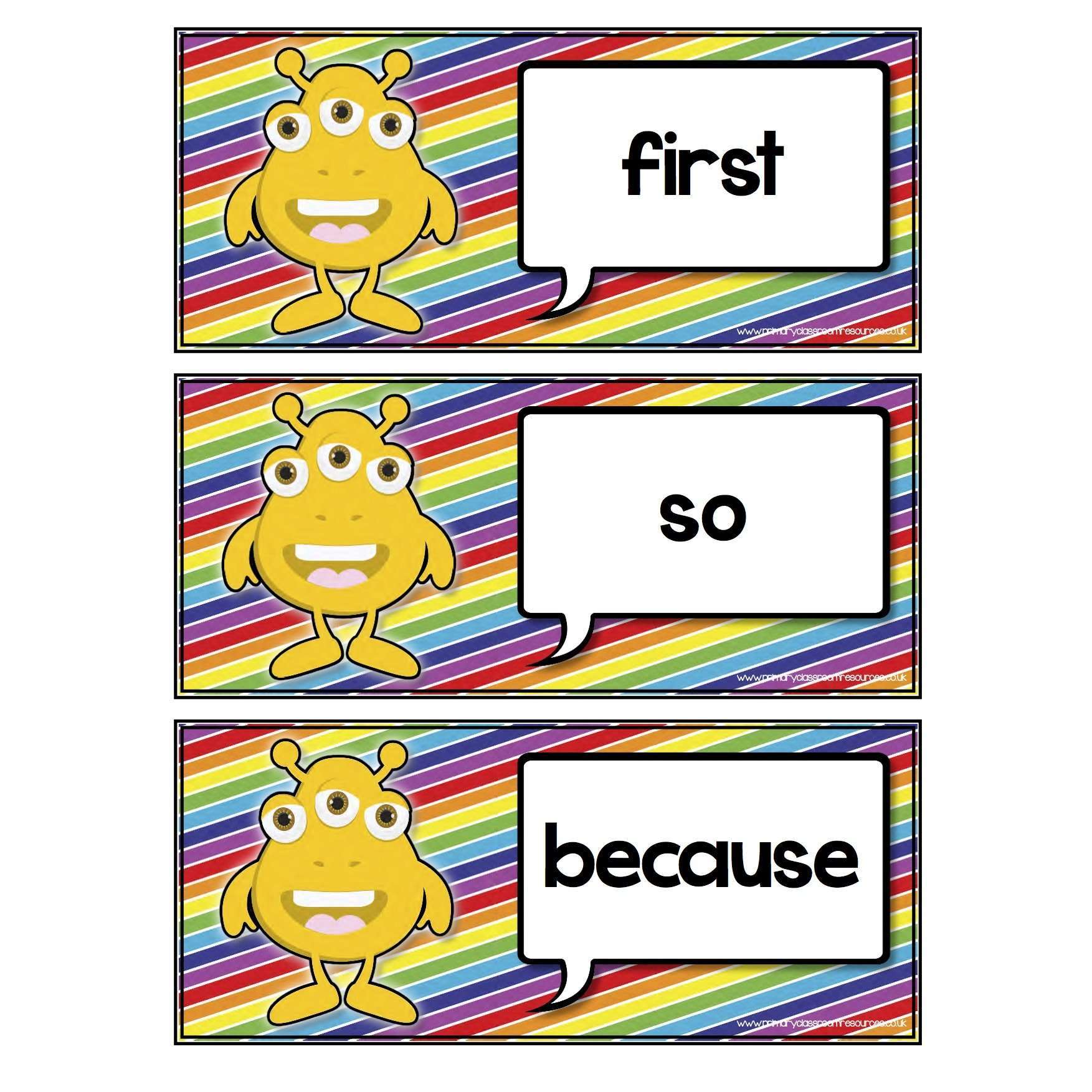 Monster Vocabulary:Primary Classroom Resources