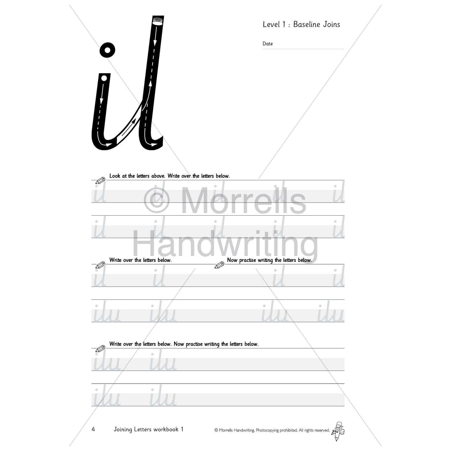 Morrells Handwriting - Joining Letters - Workbook 1:Primary Classroom Resources