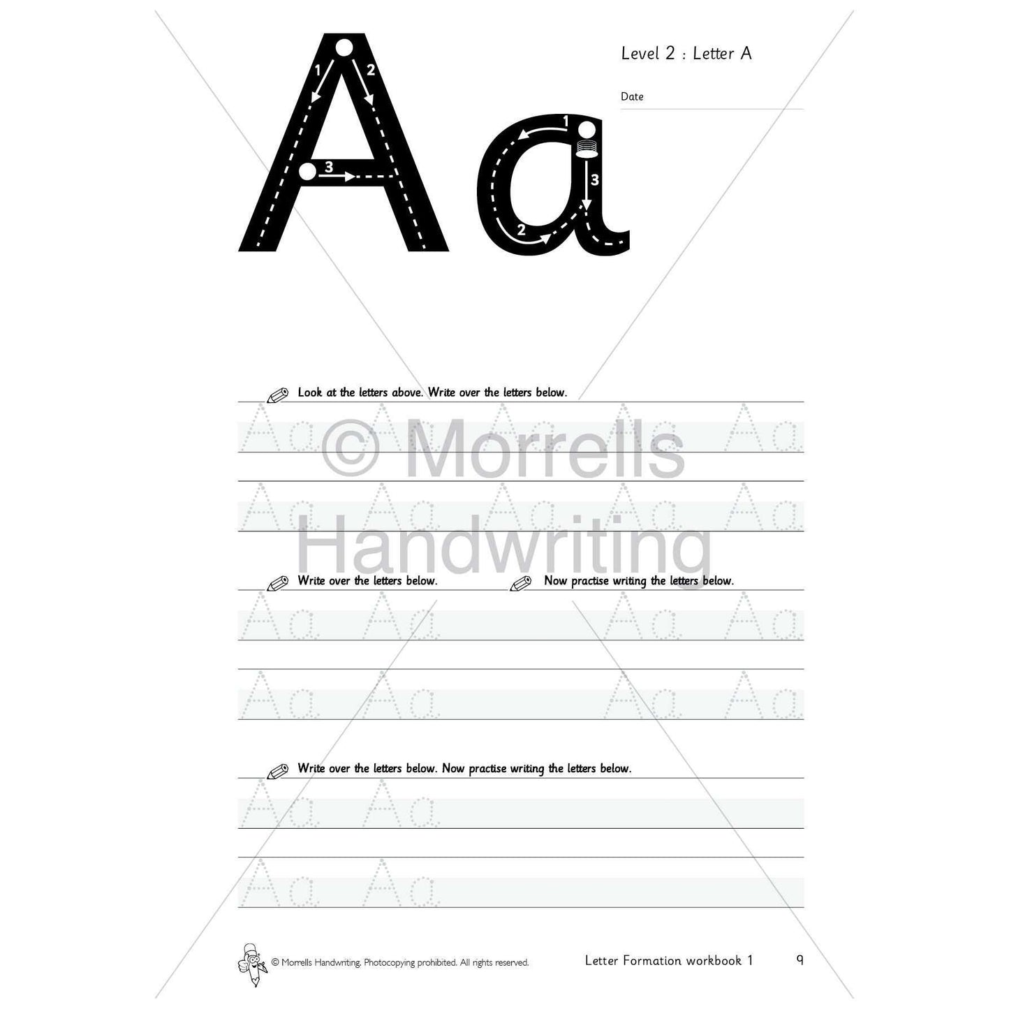 Morrells Handwriting - Letter Formation - Workbook 1:Primary Classroom Resources