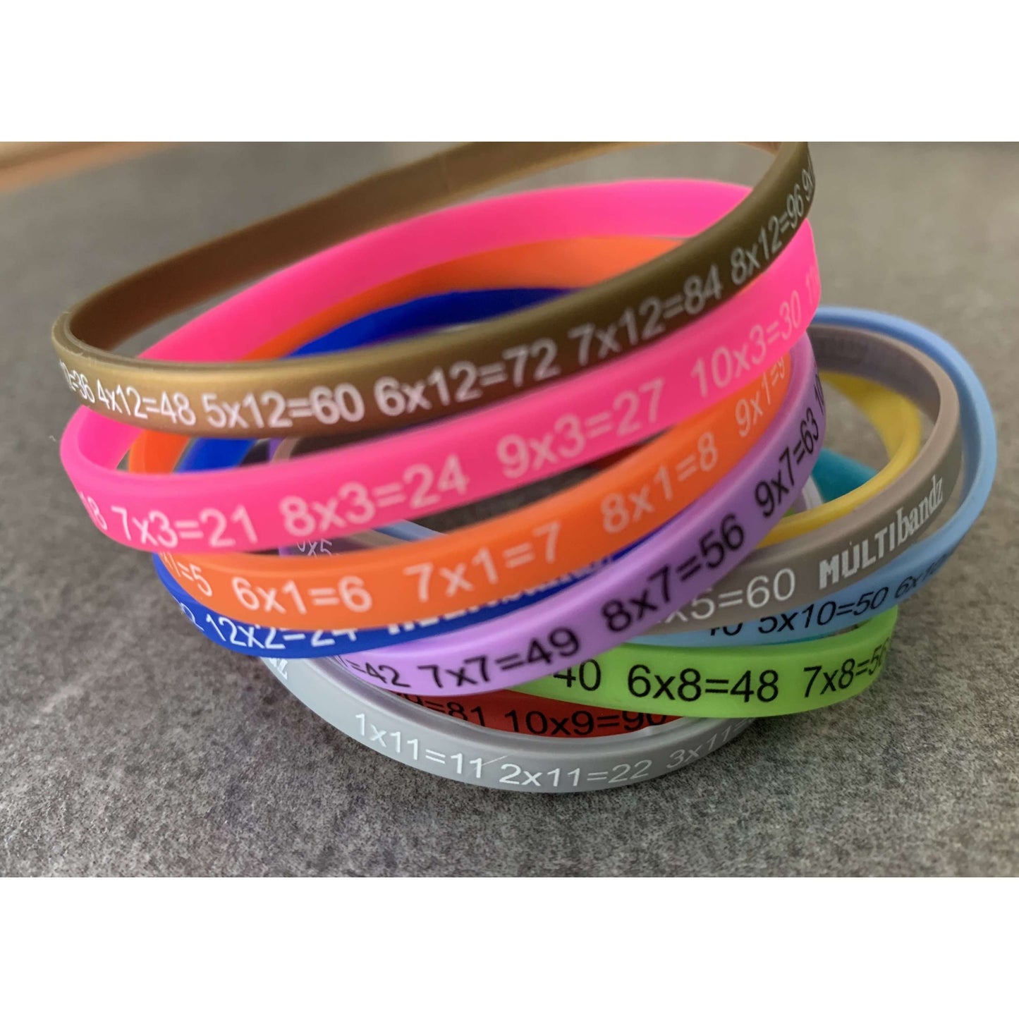 Multibandz Times Tables Learning Wristbands:Primary Classroom Resources