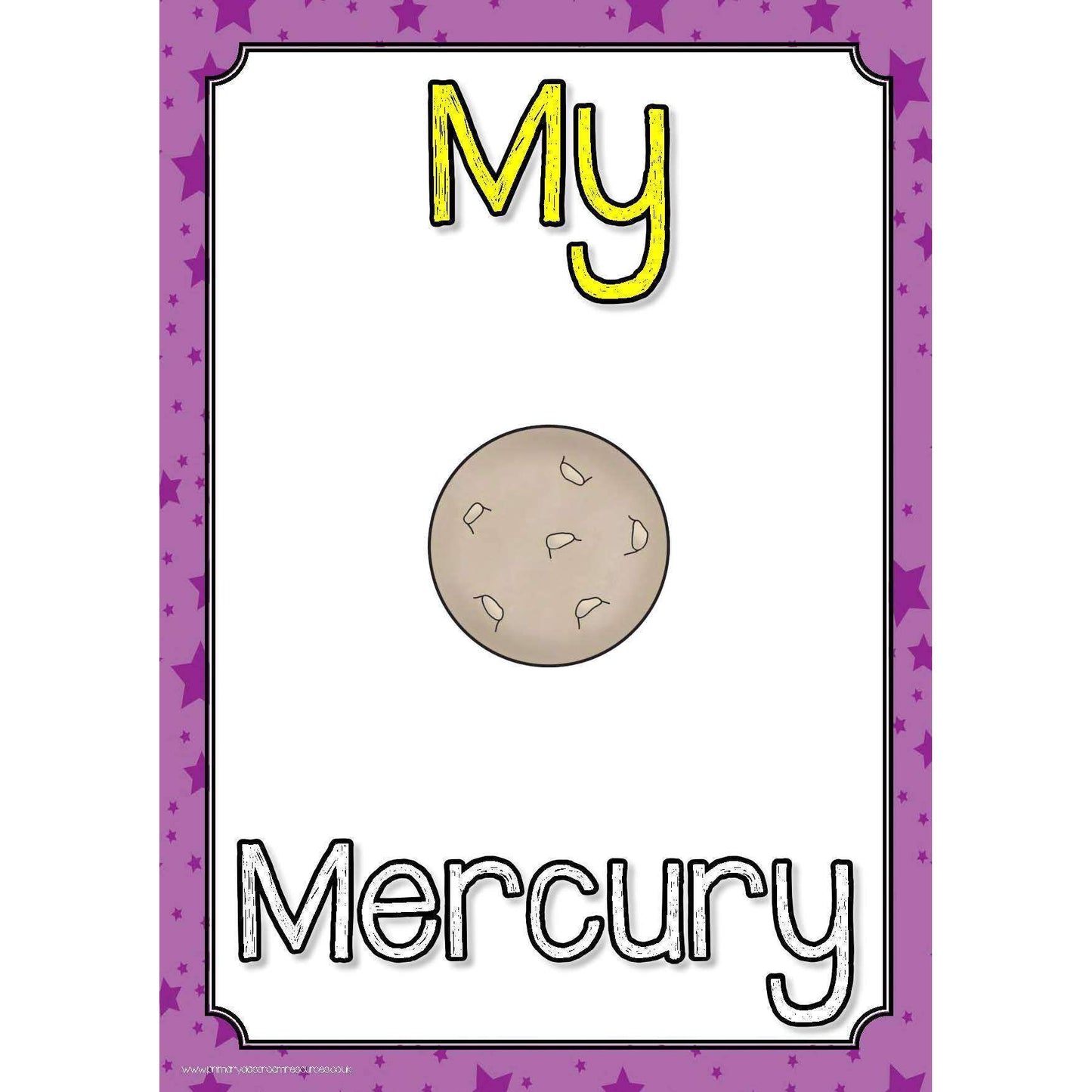 Naming Planets Poster Pack:Primary Classroom Resources