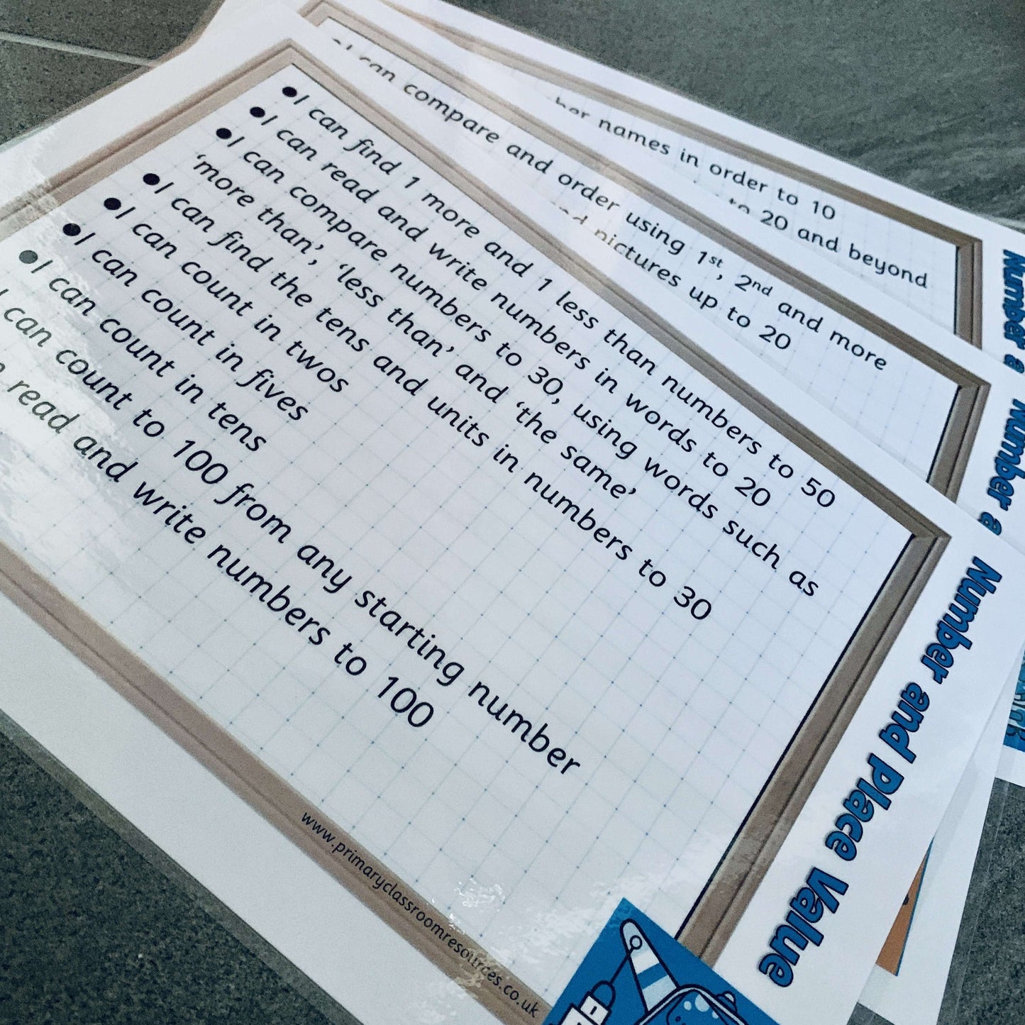 New Maths I Can Statements - Year 1 - Whiteboard:Primary Classroom Resources