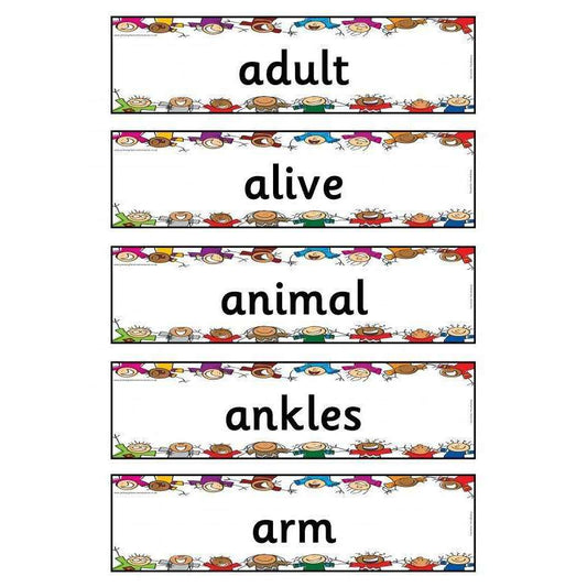 Ourselves Key Vocabulary Flashcards:Primary Classroom Resources