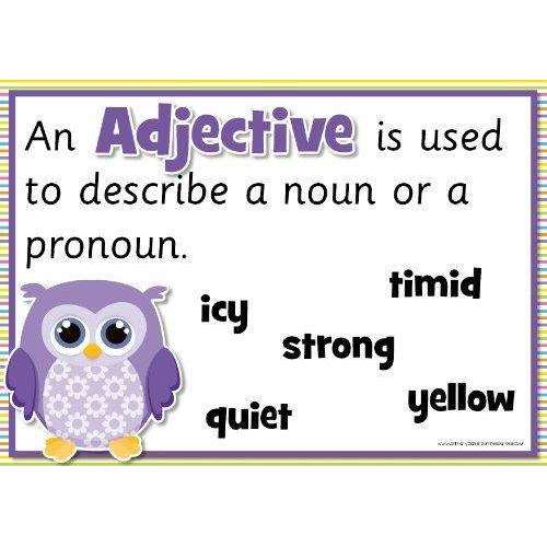 Owl Parts of Speech Posters:Primary Classroom Resources