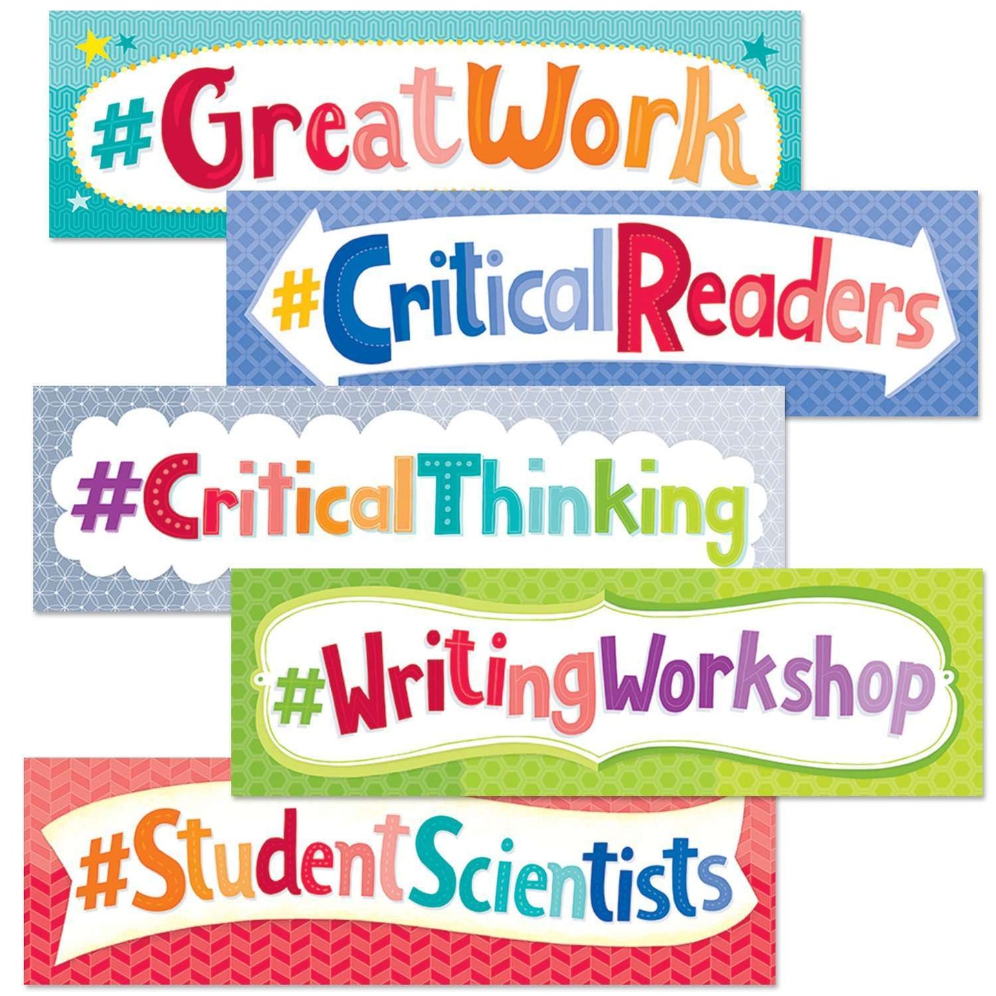 Painted Palette Social Media Motivators Headlines:Primary Classroom Resources
